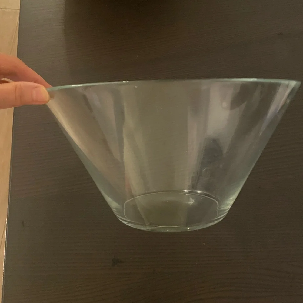 IKEA Trygg Glass Bowl Salad 11’